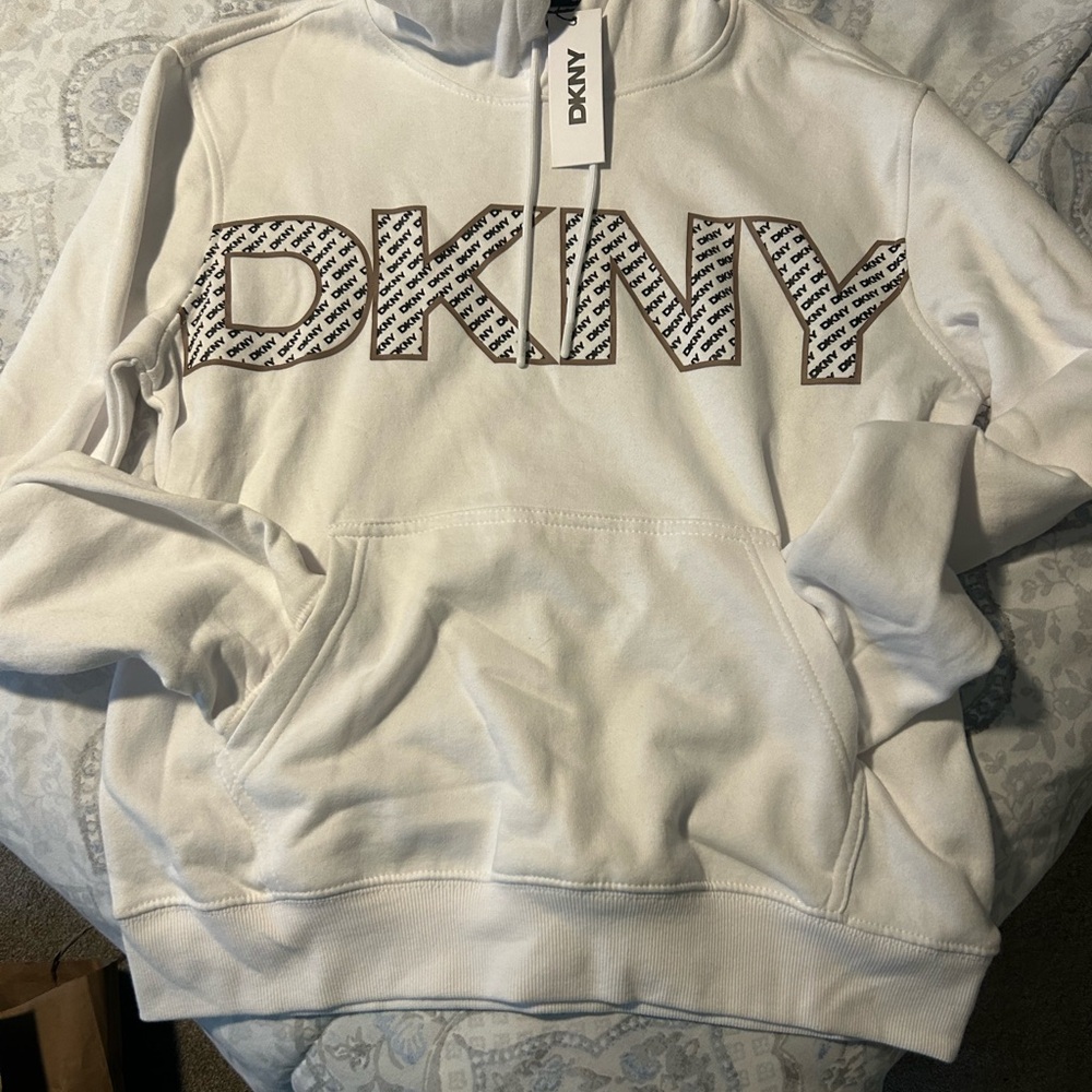 DKNY White Hoodie with Tag